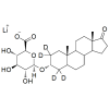 Androsterone-beta-D-glucuronide labeled d4 Li salt