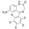 Nitrazepam labeled d5